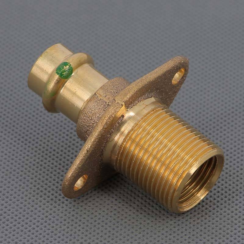 Водорозетка пресс-В с контргайкой 3/4 Viega Sanpress 15x1/2 325060