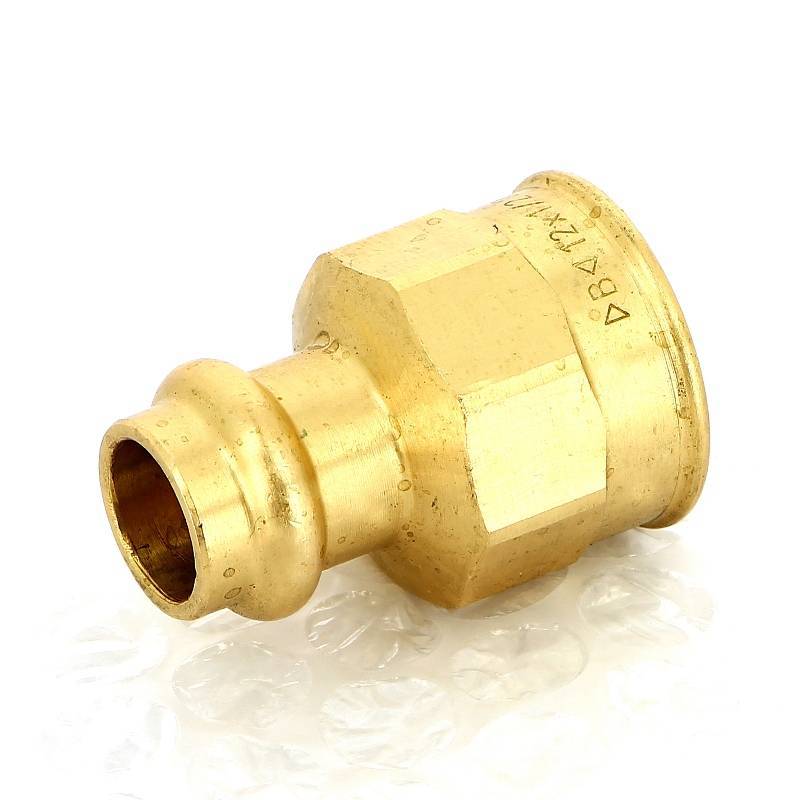 Муфта пресс-В IBP >B< Press 12 мм x 1/2 бронза P4270G01204000