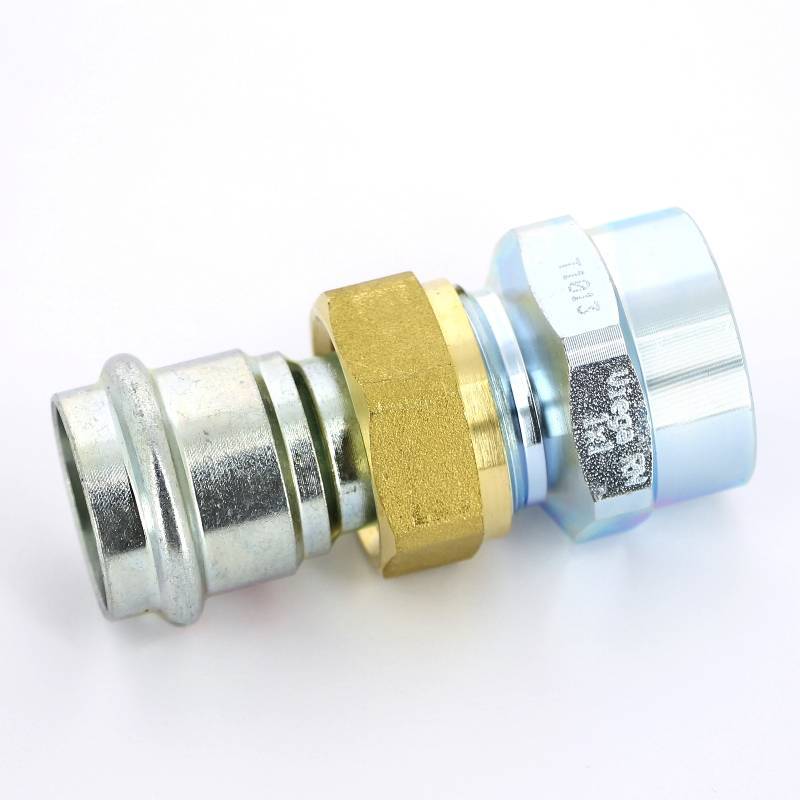 Муфта пресс с накидной гайкой Viega Prestabo 28x1 оцинкованная сталь 643485