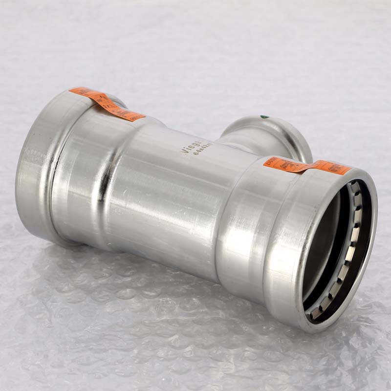 Тройник пресс нержавеющая сталь Viega Sanpress Inox XL 64х42х64 мм 578046