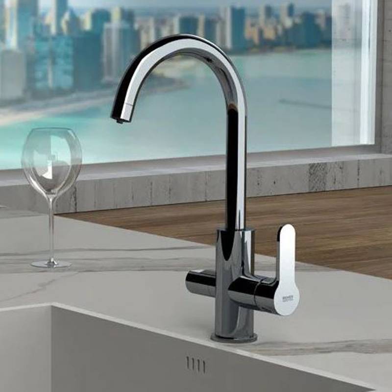 Смеситель для кухни Remer Winner W79DW с каналом для питьевой воды хром