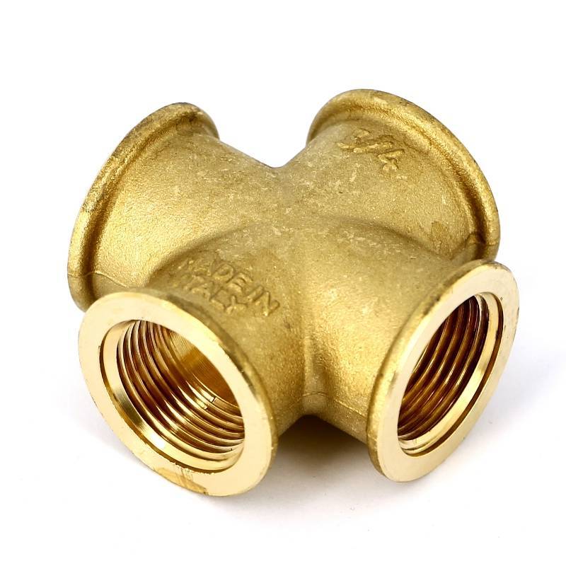 Крестовина латунная Tiemme 3/4 ВР 1500065