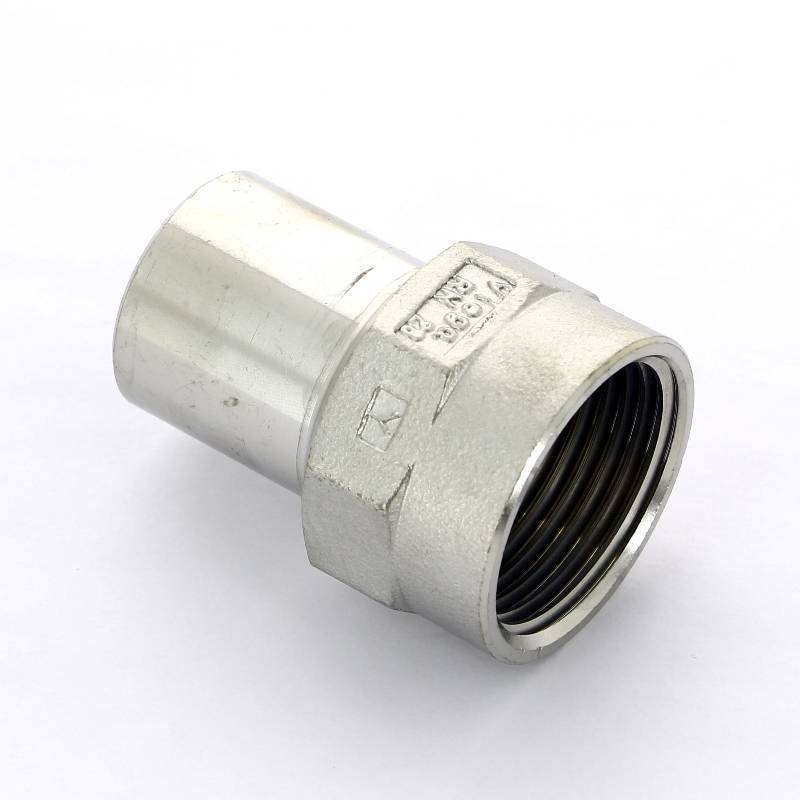 Вставка с внутренней резьбой Viega Sanpress Inox 28x1 нержавеющая сталь 436858