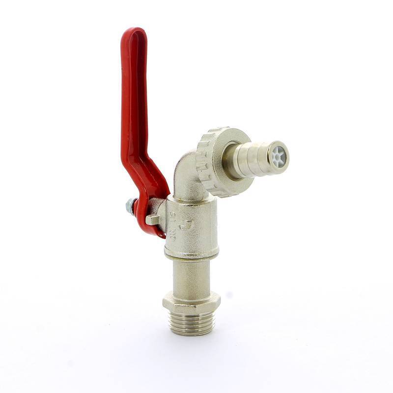 Кран шаровой садовый Itap GAR Н-штуцер 1/2 ручка-рычаг 166 1/2