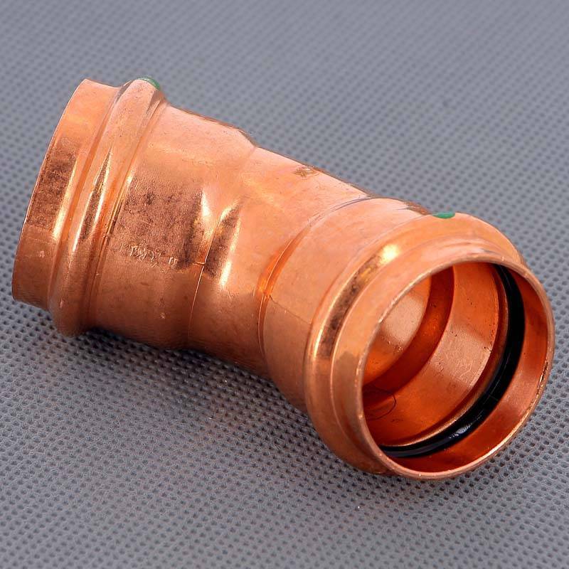 Угол пресс 45° Viega Profipress 35 мм медь 292379