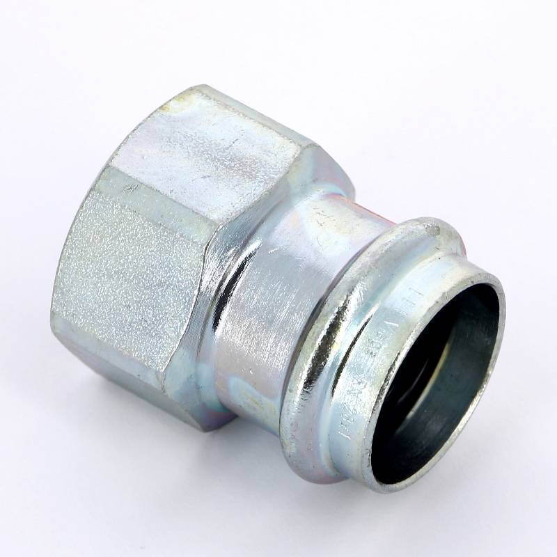 Муфта переходная пресс-В Viega Prestabo 28х1 оцинкованная сталь 559120