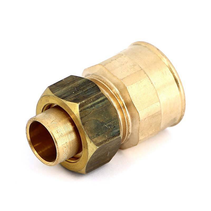 Разъемное соединение Viega 12 мм x 1/2 пайка-В с коническим уплотнением 163051