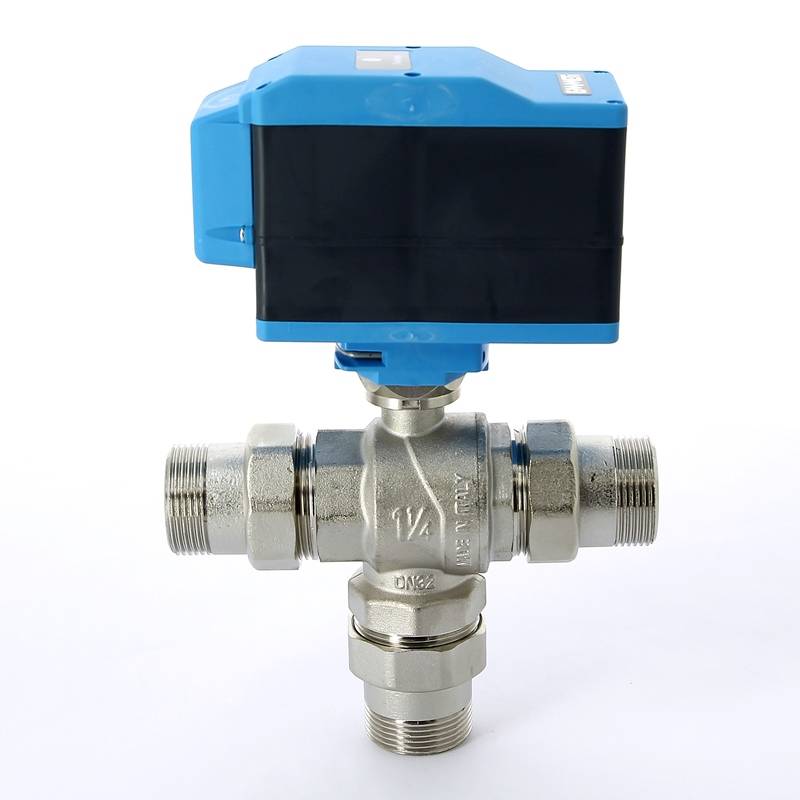 Кран шаровой трехходовой Emmeti MODULO PLUS с сервоприводом 1 1/4 НН 01425710