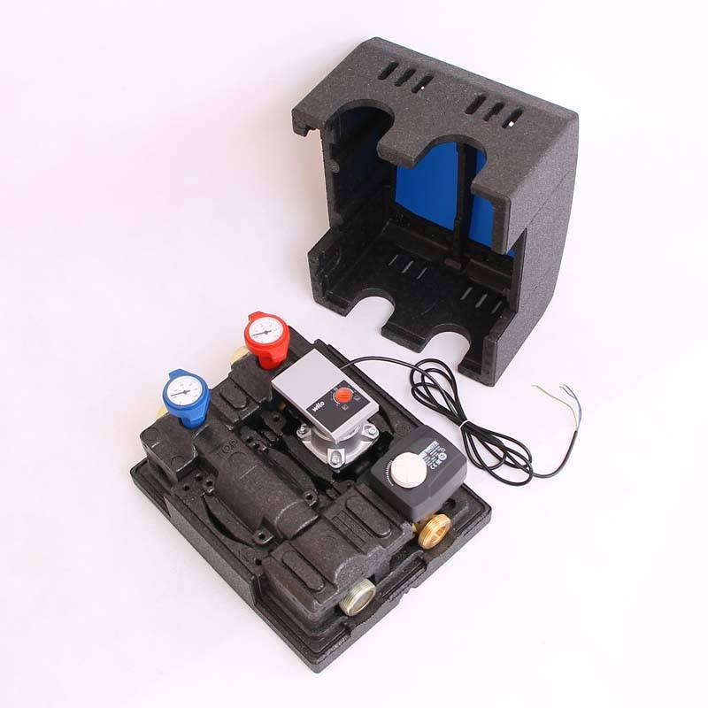 Насосно-смесительный модуль Watts PASM25 с энергоэффективным насосом 3-ходовым клапаном и сервоприводом 10026263