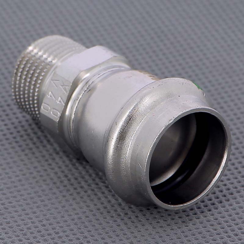 Муфта переходная пресс-Н Viega Sanpress Inox нержавеющая сталь 22x1/2 436483