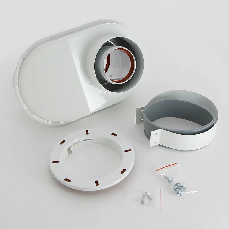 Адаптер Baxi универсальный для подключения раздельных труб 80/80 мм MT71413621