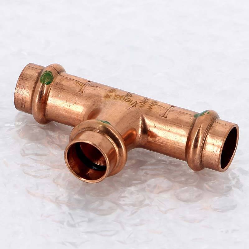 Тройник пресс медный Viega Profipress 15 мм 291952