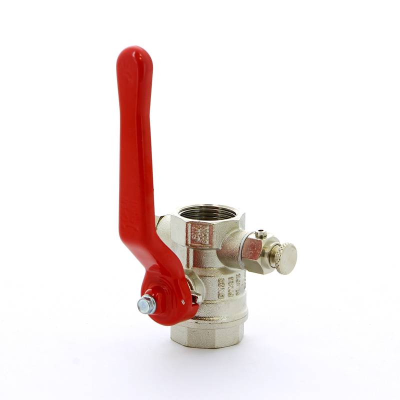 Кран шаровой Itap Ideal ВВ с заглушкой и дренажным вентилем рычаг 3/4 1150034