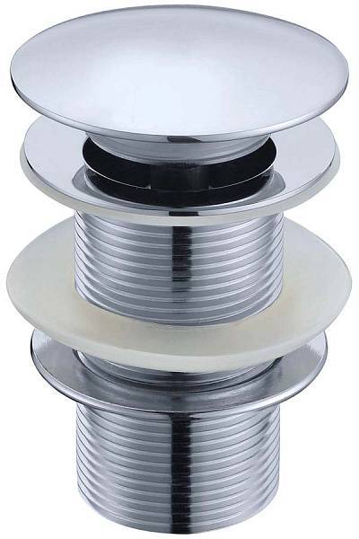 Донный клапан для раковины Boheme Brillante Клик-Клак хром 612