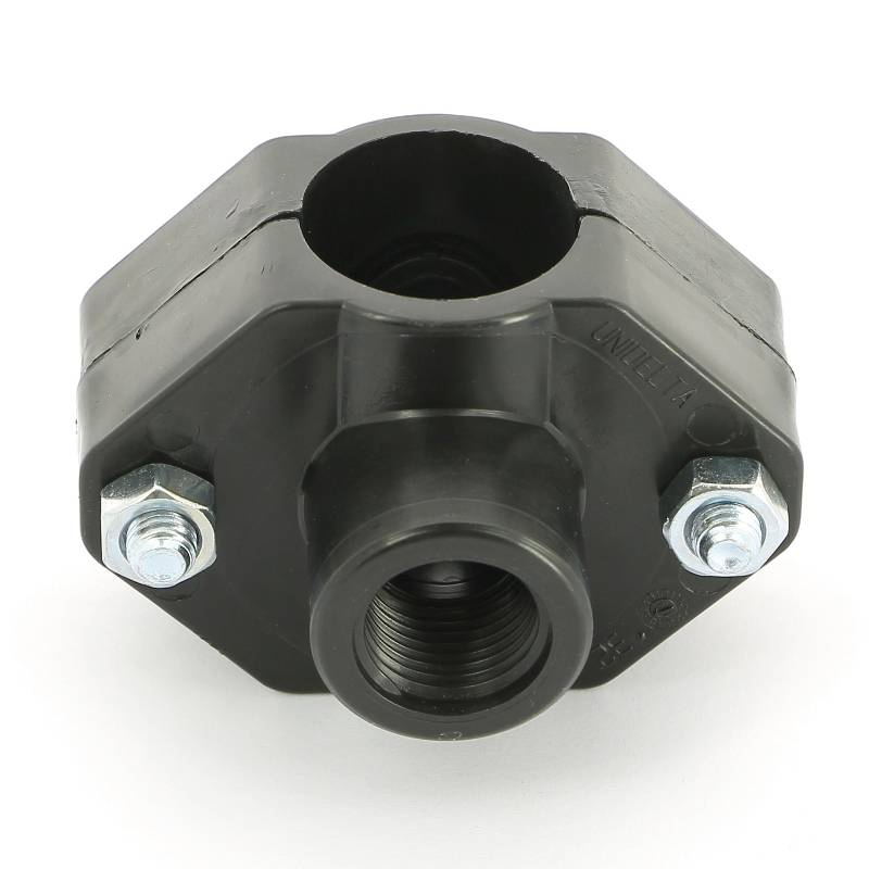 Седловая врезка Unidelta 32х1/2 2 болта для труб ПНД 1019032002