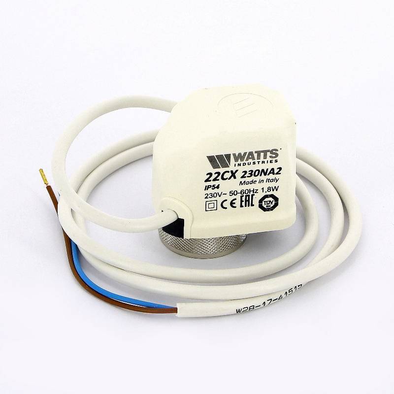 Привод термоэлектрический WATTS 22CX NA 230 В нормально открытый NO 10029674