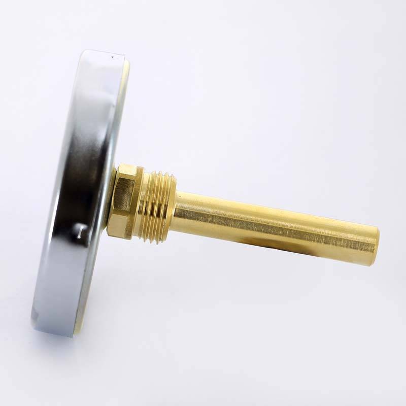 Термометр биметаллический Watts F+R801 80 мм 0-120 °C погружной гильза 75 мм 10005944