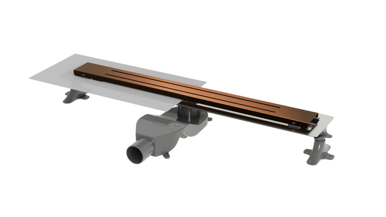 Трап линейный Boheme Premium Trendy 80 см матовая бронза 983-80-BRB