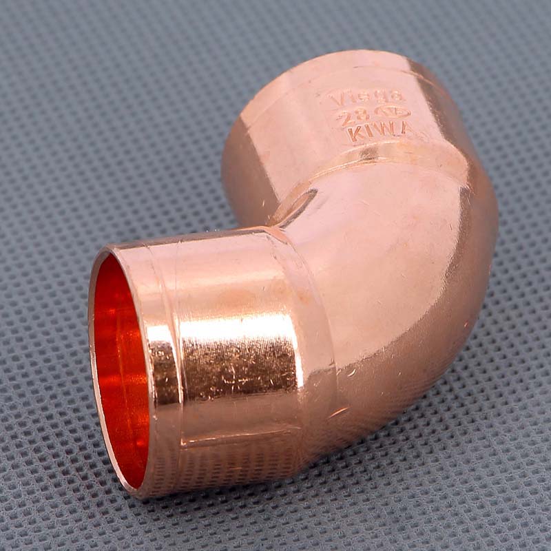 Угол двухраструбный 90 градусов пайка Viega 28 мм 100711