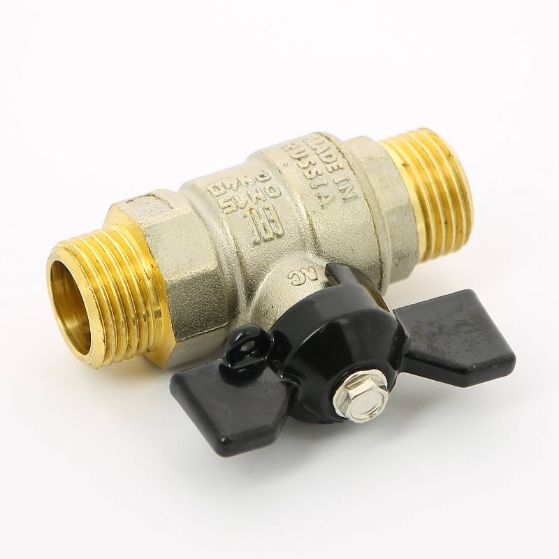 Кран шаровой LD Pride 1/2 НН полнопроходной бабочка 47.304.15