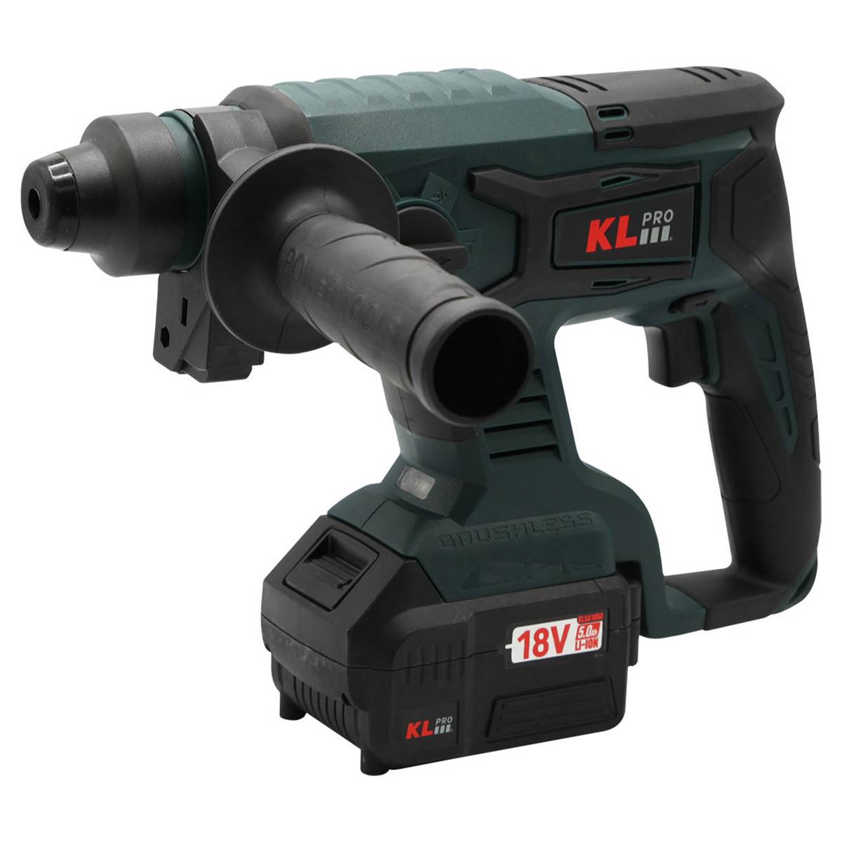 Перфоратор аккумуляторный KLpro KLPM18B-80 18 В 2x8.0 Ач KLPM18B-80