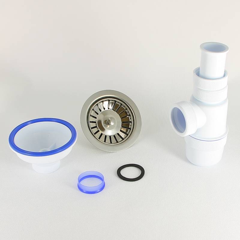 Сифон для мойки Wirquin Элит 1 1/2 х 40 мм чашка 114 мм 30986147