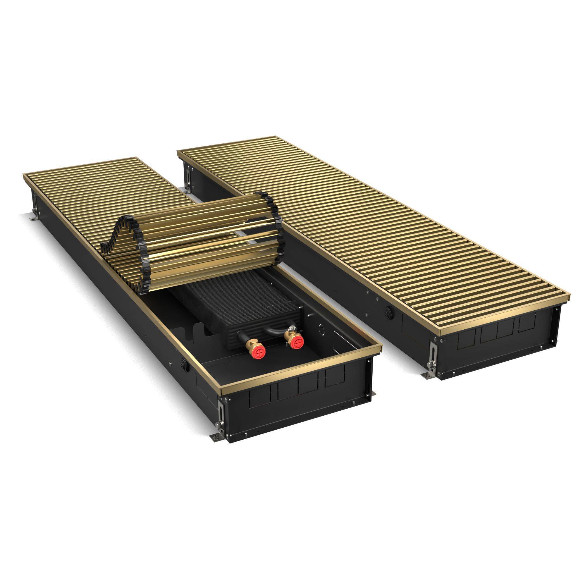 Конвектор внутрипольный Royal Thermo ATRIUM 110x300x800 мм золото НС-1493092