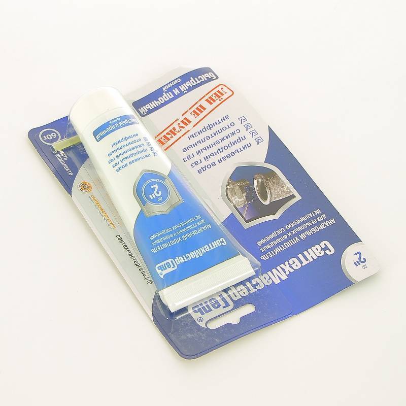 Герметик анаэробный Сантехмастер Синий 60 г блистер 61031