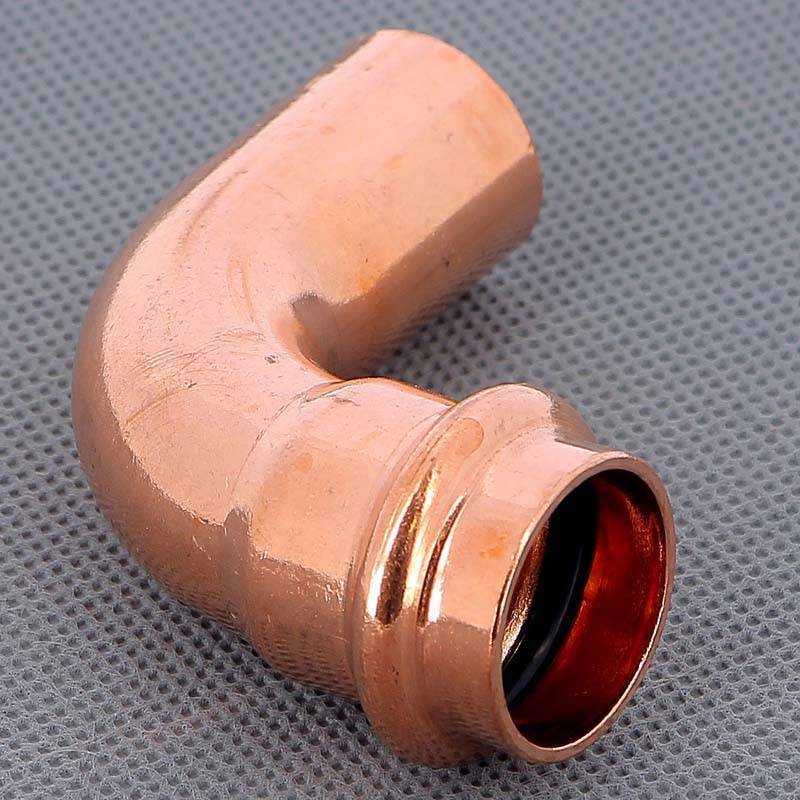 Угол-вставка 90° пресс Viega Profipress 22 мм медь 291679