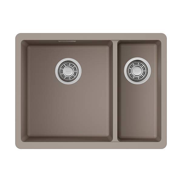 Кухонная мойка Omoikiri Kata 55-2-U-SA Artgranit 55x42 см бежевый 4993421
