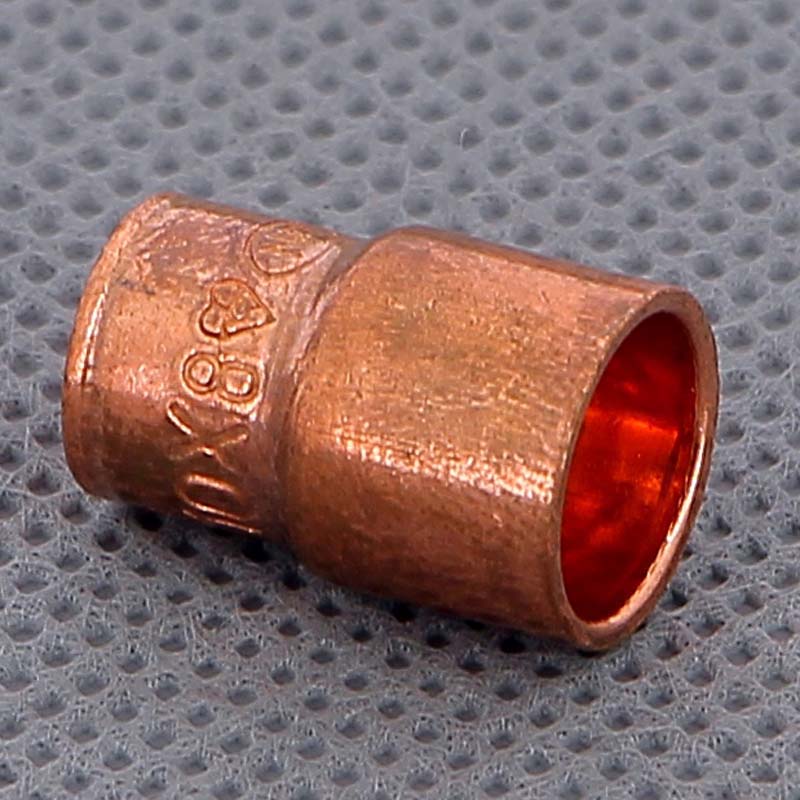 Муфта редукционная медная Viega 10х8 мм пайка 121150