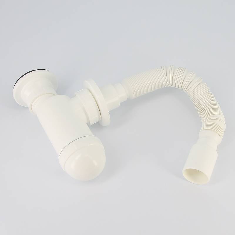 Сифон для раковины Alcaplast A41+A710 бутылочный 1 1/4 x 40 мм с гибким соединением A41+A710