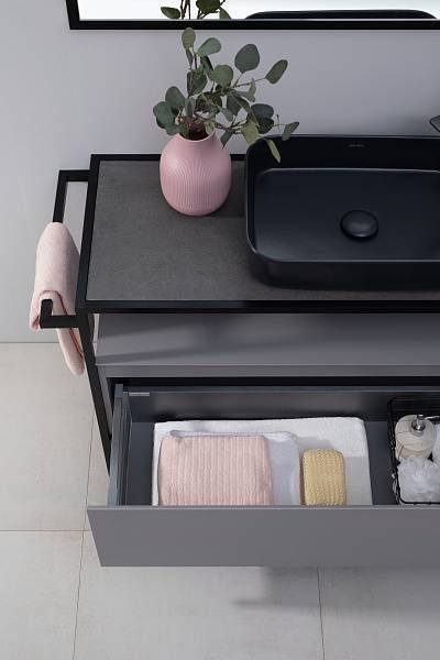 Полотенцедержатель для тумб Allen Brau Priority черный 1.31007.BB