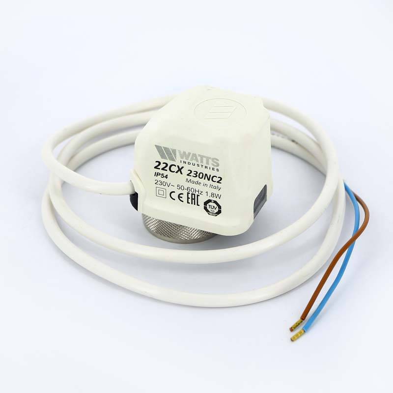 Привод термоэлектрический WATTS 22CX NC 230 В нормально закрытый NC 10029671