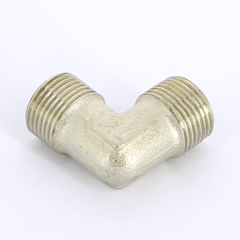 Угольник резьбовой Tiemme 3/8 Н-Н никелированный 1500625