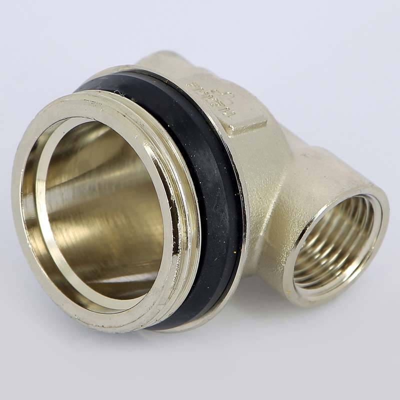 Концевик для коллектора Tiemme никелированный 1/2x3/4x3/8 ВНВ 1950024