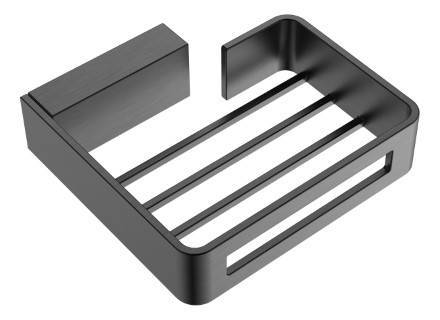 Мыльница подвесная Boheme Q графит 10959-GM