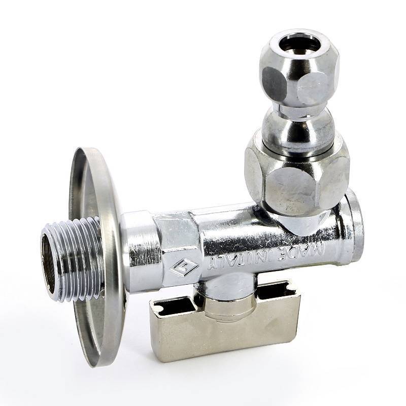 Кран шаровой Bugatti Minnesota 10x1/2 с фильтром и шарнирным соединением 08750001