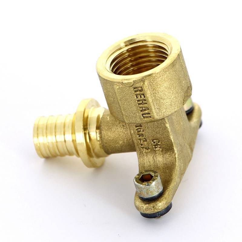 Водорозетка надвижная REHAU RAUTITAN MX 16x1/2 ВР латунь 138461