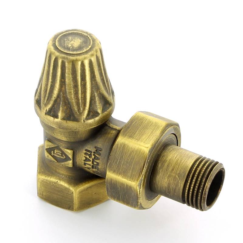 Вентиль обратный Carlo Poletti Artistic угловой НВ 1/2 бронза V67410MA