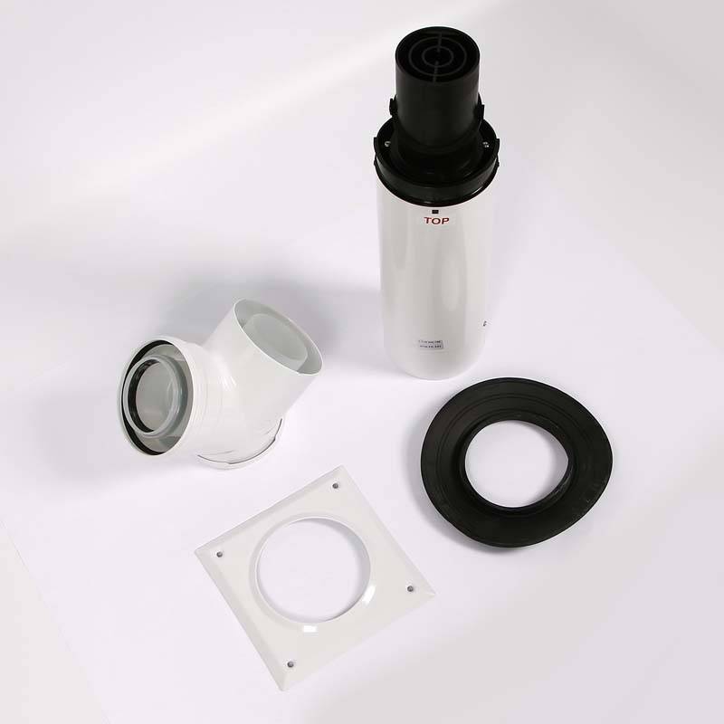 Труба коаксиальная горизонтальная Bosch AZB 600/3 с защитой от ветра 7719002759