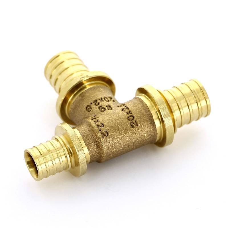 Тройник надвижной REHAU RAUTITAN RX 20х20х16 мм бронза 1377739