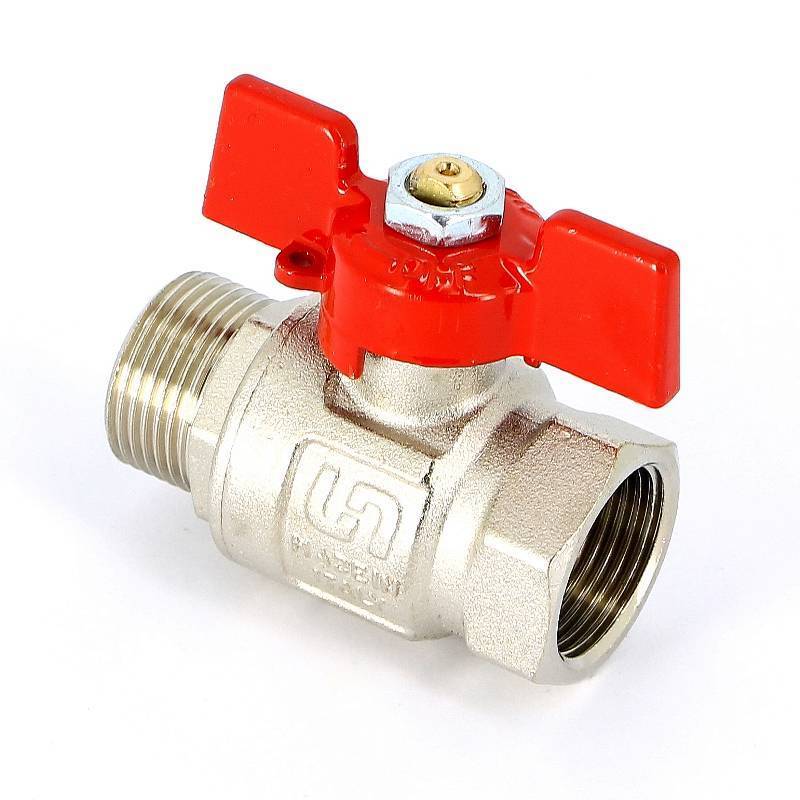 Кран шаровой Uni-Fitt 3/4 НВ полнопроходной бабочка 111T3000