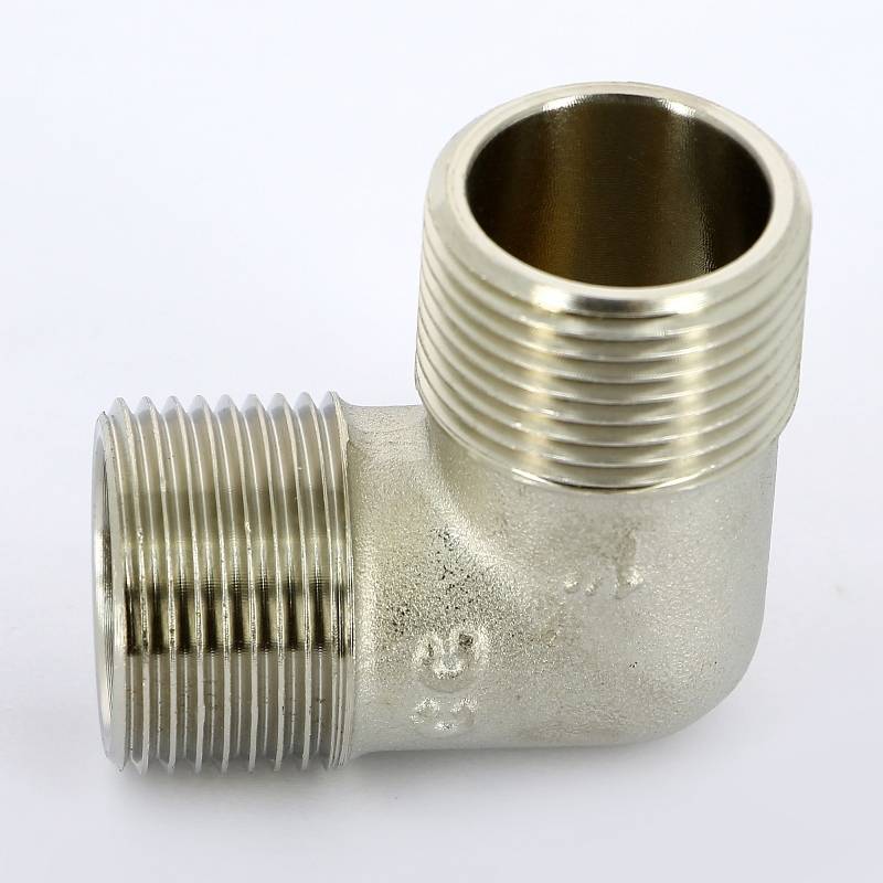 Угольник резьбовой Uni-Fitt 1 Н-Н никелированный 613N4400