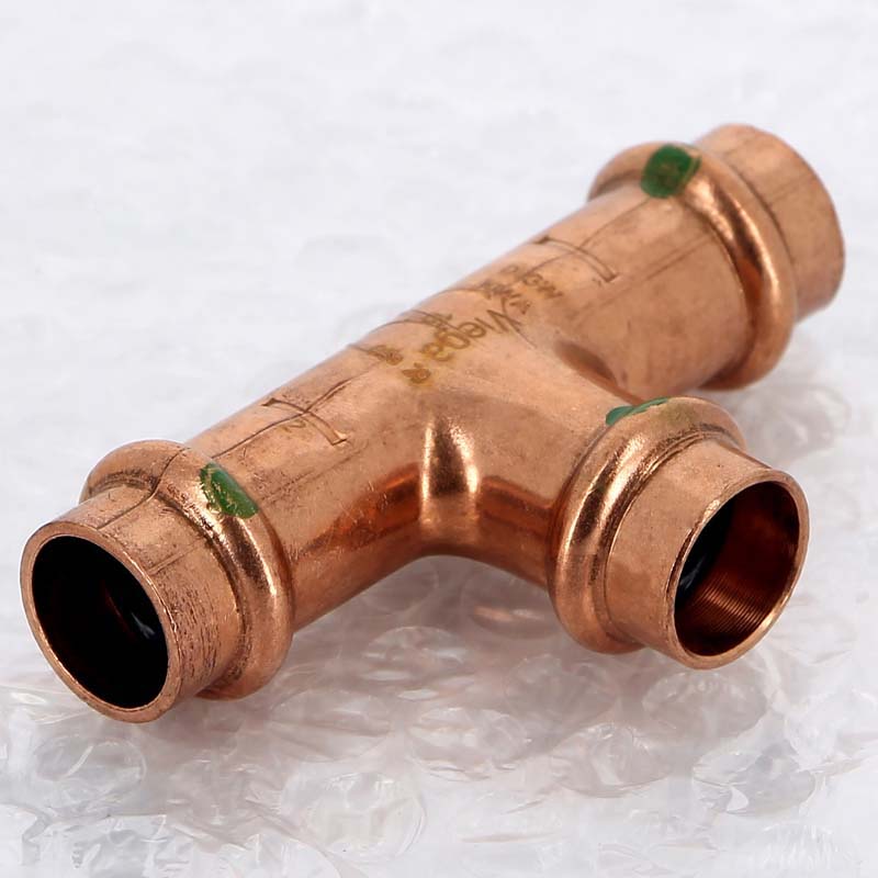 Тройник пресс медный Viega Profipress 15 мм 291952