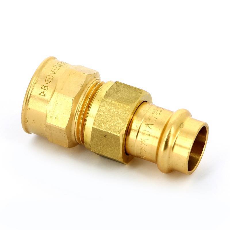 Муфта разъемная IBP >B< Press 18 мм х 3/4 ВР бронза P4330G01806000