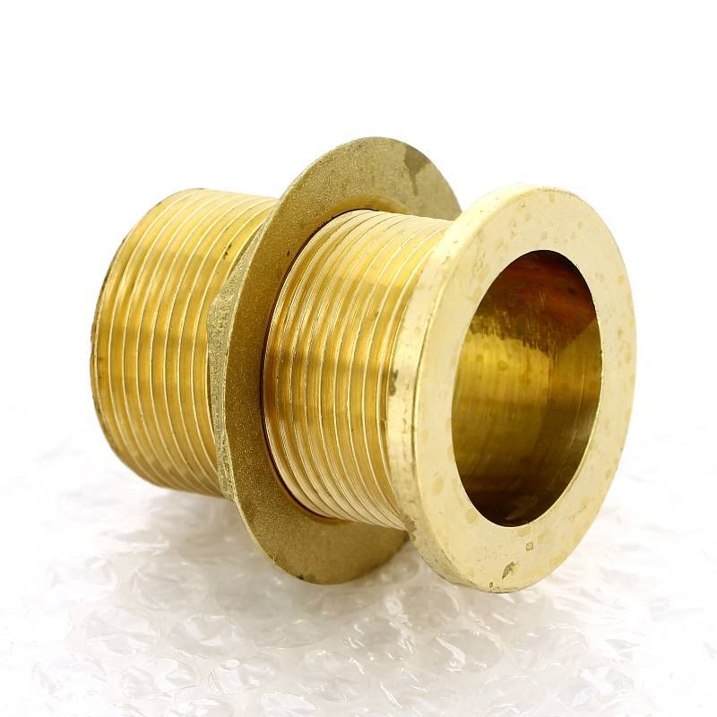 Выпуск резервуарный Tiemme 1 1/4 НР с фланцем и контргайкой без заглушки 1500231