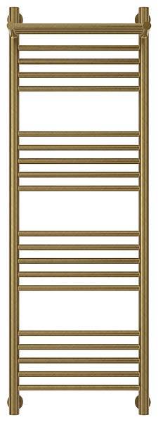 Полотенцесушитель водяной Сунержа Богема+ с 1 полкой 400x1200 мм состаренная бронза 05-0223-1240