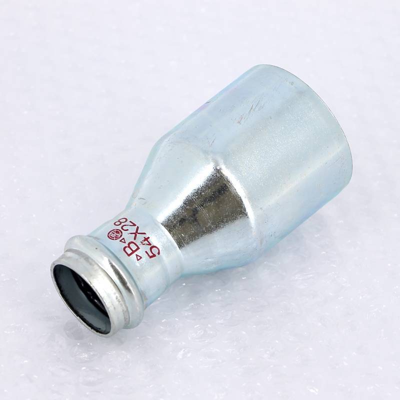 Муфта-вставка пресс IBP 54х28 мм редукционная оцинкованная сталь PC5243 0542800