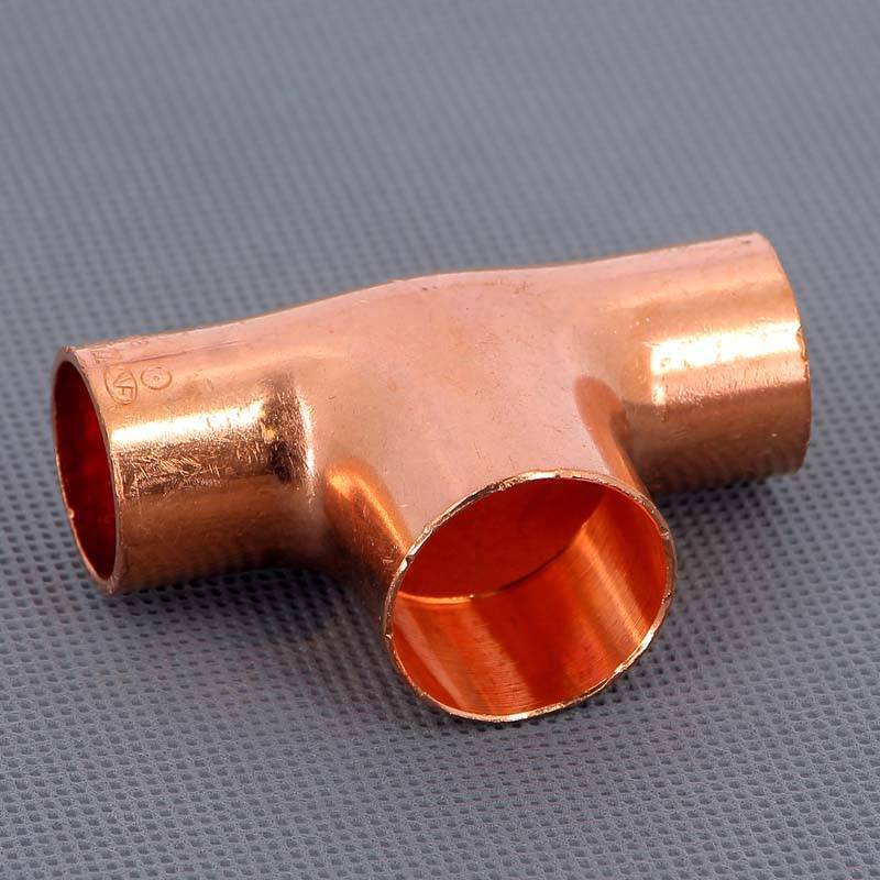 Тройник медный под пайку Viega 28х22х22 мм 105204